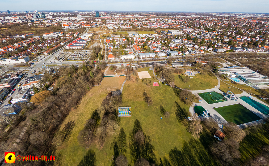 20.02.2023 - der Hachinger Bach und das Michaelibad in Neuperlach